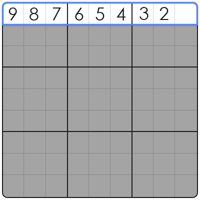 blank sudoku board